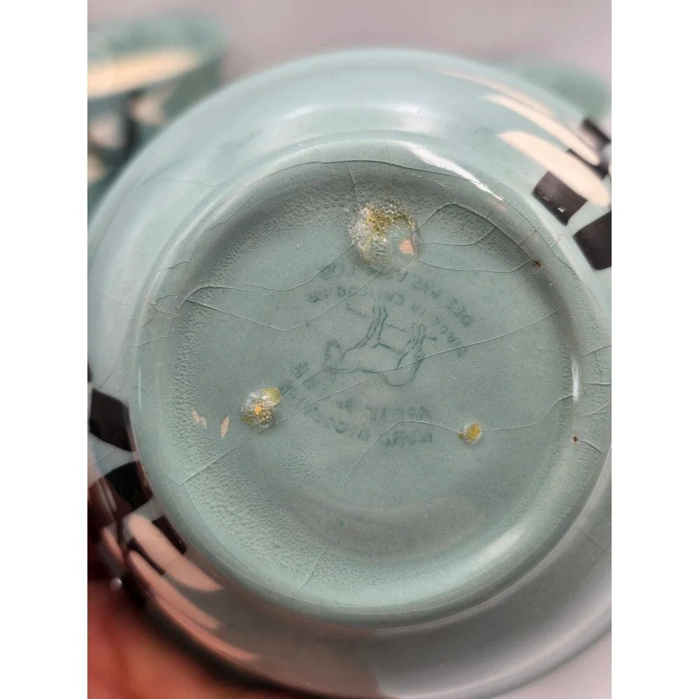 Weil Ware turquoise throughout mid